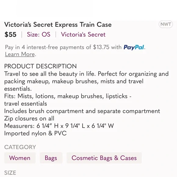 Victoria’s Secret Express Train Case - Picture 4 of 4